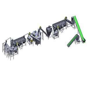 Machine de recyclage en plastique HDPE pour la gamme de lavage des flocons de HDPE